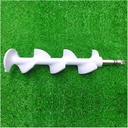 Ice Cream Maker Mixer Shaft White Parts Ocean Power Spiral Rod Mixer Stirring Rod Ice Cream Maker Whisk Rod Replacement Parts