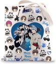 JNIAP Korean Group Tote Bag Korean Group Lover Gifts Korean Music Grocery Bag Korean Group Merchandise