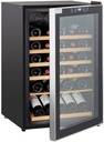 30 Bottle Thermoelectric Red and White Wine Cooler,Fridge Freestanding Counter Top Wine Cellar Refrigerator - Touch Panel Digital Temperature Display