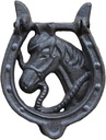 Cast Iron Horse Head Knocker,Vintage Door Knockers for Front,Decorative Door Knocker