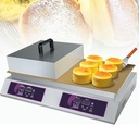 Commercial Pancake Maker, Fluffy Souffle Pastry Machine Non-Stick Waffle Baker Waffle Machine Waffle Iron Machine, Stainless Steel for Home Kitchen Bakery Snack Bar(Doublehead)