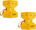Firecore 2Pcs Level and Tool Magnetic Post Level