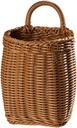 Basket For Front Door, Woven Baskets Wall Decor For Flower, Flat Hanging Storage Basket Wall Decor, Hangable For Front Door For Home, Garden, Pantry, Farmhouse, Vegetable Fruit Container