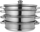 SECFOU Steam Pots for Stove 1pc Household Pot Multifunctional Tiered Steam Food Space Time Energy for Family