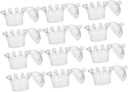 HOMSFOU 12pcs Crown Shaped Candy Jar Practical Cookie Containers for Parties and Home Decor for Sweets and Treats Storage