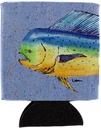 Caroline's Treasures 8521CC Dolphin Mahi Mahi Can or Bottle Hugger Cooler Washable Drink Sleeve Collapsible Beverage Insulated Holder, Can Hugger, Multicolor