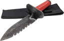 Lesche 76 Digging Tool Left Serrated w/Handle Chamber, Screw On Cap & Sheath