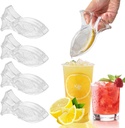 Lemon Squeezer Lemon Juicer Acrylic Lemon Slice Squeezer Manual juicer Fish Shape Hand Juicer Kitchen Gadgets for Orange Lemon Lime Pomegranate Citrus (4)