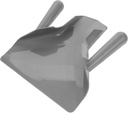 Food Grade Plastic Popcorn Scoop Comfortable Grip for Serving French Fries Nuts and Snacks at Home or Restaurants