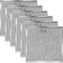 LemonRoad 6 Pcs Microwave Filter Replacement 6.81" x 6.34", Freshens and Filters Kitchen Air Entering The Over The Range Oven Stove Fan
