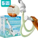 NEW Rinseroo: 5ft Slip-On Handheld Shower Attachment Hose w/Spray Head- Removable Extension Arm- Converts Fixed Shower Head into Handheld Bather. Portable, No-Install Shower Hose Wand for Seniors, RV.
