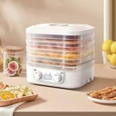 Food Dryer Machine for Home, Food Dryer Machine with 5 Trays for Home, 2025 New Digital Adjustable Timer & Temperature Control, Ideal for Fruits, Meat, Vegetables, Candy & Snacks