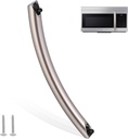 Upgraded ME16A4021AS Microwave Door Handle，DE94-04313F Compitable with sam-Sung ME16A4021AS Microwave, Especially for ME16A4021AS/AA Microwave Oven Door Handle Replacement, Alloy Material