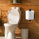 Bathroom Toilet Paper Holder Self-Adhesive Roll Holder Wall Mount Stainless Steel no Drilling Tissues Holder Stick on Wall White