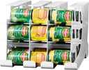 FIFO Pantry Storage Organizer Dispenser Rack for Canned Goods/Drinks, 54-Can Capacity