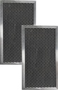 Air Filter Factory Charcoal Carbon Filter 4-3/4" X 10" X 3/8" For Microwave Oven Vent Filters 2-Pack