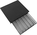 Coffee Pod Storage Drawer with 36 Capacity, Iron Capsule Organize Holder Drawer for Home Cafe Office, Crafted from Iron (Black)