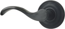 Baldwin 5455.102.LDM Wave Left Hand Dummy Lever Entry Set, Oil Rubbed Bronze