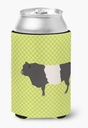 Caroline's Treasures BB7657CC Belted Galloway Cow Green Can or Bottle Hugger Cooler Washable Drink Sleeve Collapsible Beverage Insulated Holder, Can Hugger, Multicolor