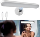 Wireless Vanity Lights for Mirror, Rechargeable Battery Operated Mirror Lights, Adjustable Color Brightness & Angle Makeup Light, Cordless Magnetic LED Bar Renter Friendly Lighting Decor