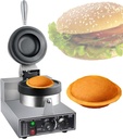 Eastnmythet Commercial Waffle Maker Non Stick Ice Cream Burger Machine, Ice Cream Filling Burger Maker Press with 50~300℃ Adjustable