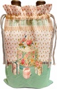 3dRose Happy 111th Birthday, Bird in Flower Garden Cake, Gifts, Pastels - Wine Bags (wbg-383150-1)