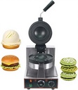 Commercial Ufo Hamburger Waffle Maker, Double Head Ice Cream Sandwich Press Featuring Rotating Non-Stick Trays, Perfect For Bakeries And Food Service Establishments(Single Head)
