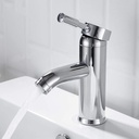 RoundBathroom Tap Faucet Single Handle Single Hole Basin Mixer Bathroom Accessories Tap Bathroom Sink Basin Mixer