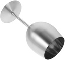 Unomor Stainless Steel Wine Goblet Metal Cocktail Cups for Anniversary Parties Events