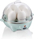Hamilton Beach 3-in-1 Electric Egg Cooker for Hard Boiled Eggs, Poacher Eggs, Omelet Maker & Vegetable Steamer, Holds 7, Mint (25504)