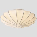 Japanese Silk Fabric Ceiling Light White Bedroom Close to Ceiling Lights Retro Vintage Flush Mount Ceiling Light Fixture Coastal Hallway Chandelier for Entryway