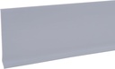 M-D Building Products 4-Inch x 60-Feet Dry Back Vinyl Wall Base, Flexible Dry Back Vinyl Trim with Toe - Easy Install Molding Trim for Floors and Baseboards, Silver Gray (73898)