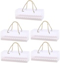 5pcs Cake Roll Packaging Box Box for Cupcakes Cupcake Containers Dessert