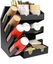 Coffee Condiment Organizer Coffee Pod Holder Black