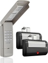 2 for Garage Door Keypad 877MAX + 2 Pack 891MAX Remote, Compatible with LiftMaster, Chamberlain Craftsman Garage Opener, Replace 877LM 878MAX 893LM 371LM 373LM 890MAX