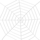 Spider Web Decoration 4.9ft White Coils Fake Spider Webs Scary Hanging Spiderweb for House Outdoor Indoor Decor Halloween Party Cobwebs Favors Supplies