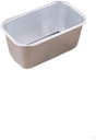 DUBDOG Toast bread box, rectangular cake mold, baking tools A03：14.6CM×8.7CM×6.5CM