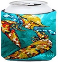 Caroline's Treasures MW1139CC Crab Beam of Light Can or Bottle Hugger Cooler Washable Drink Sleeve Collapsible Beverage Insulated Holder, Can Hugger, Multicolor