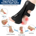 Plantar Fasciitis Night Splint (Black)