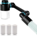 1080° Swivel Faucet-Extender Sink-Aerator - 2 Mode Splash Water Filter Extension, Kitchen Bathroom 360° Rotatable Spray Attachment, Multifunctional Universal Robotic Arm -Wash Hand/Hair/Face (Black)