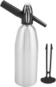 Soda Siphon, Aluminium Soda Maker Home DIY Sparkling Water Maker Fizzy Soda Machine Silver(Silver)