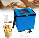 Portable Bread Proofing Equipment, Proofing Box for Bread Making, Sourdough Proofing Basket, with Temperature Control, for Making Bread, Yogurt, Pizza, Foldable for Storage,M