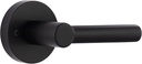 Miseno MLK5012 Elkton Round Rod Non-Turning One-Sided Door Lever - Matte Black
