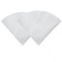 Culinary Depot Professional Fryer Filter Rayon Cloth Filter Cones 10" (20 Pack/Box)