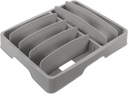 LIFKOME Multi-grid Compartment Utensil Holder Versatile Cutlery Organizer for Kitchen Storage Removable Design for Easy Cleaning Thickened Material for Durability for Countertops