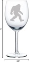 MIP Brand Wine Glass Goblet Bigfoot Sasquatch (10 oz)