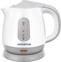 Aigostar Small Electric Kettle, 1L Portable Electric Tea Kettle 1100W with Automatic Shut-Off and Boil Dry Protection, Travel Hot Water Boiler Cordless for Making Coffee and Tea, BPA-Free, Grey