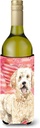 Caroline's Treasures CK1768LITERK Love a Goldendoodle Wine Bottle Hugger Bottle Cooler Sleeve Hugger Machine Washable Collapsible Insulator Beverage Insulated Holder