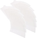 100Pcs Cone Coffee Filter Papers White Paper Filter Cups for People Single-use Coffee Brewing with Easy Storage and No Cleanup