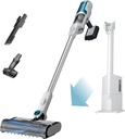 Shark Clean & Empty Cordless Stick Vacuum – Lightweight Cordless with HEPA Filter, Portable, Rechargeable, Auto-Empty System, Stick Vacuum for Pet Hair, Carpets & Hardfloor, White, BU3521